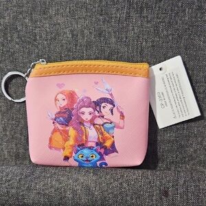 ❤️ NWT KPop Pink Coin Purse.  4" X 4.5"